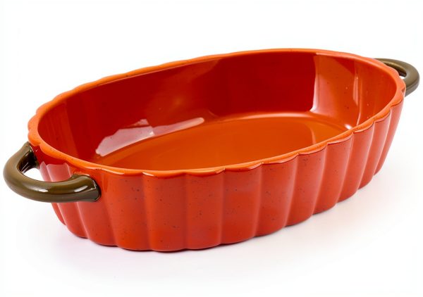 Pumpkin Stoneware Baker Oven Safe 10 Strawberry Street-3