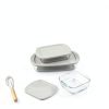 Borosilicate Glass Bakeware Set Amazon Basics 6pc-1