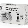 Borosilicate Glass Bakeware Set TV Concepts 8pc-4