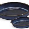Emeril Lagasse Stoneware Baking Dish Set Blue 3 Quart-7