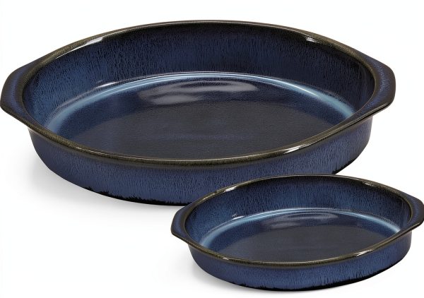 Emeril Lagasse Stoneware Baking Dish Set Blue 3 Quart-7