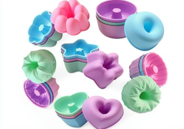 To Encounter Silicone Donut Pan Reusable Baking Molds-0