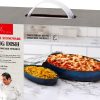 Emeril Lagasse Stoneware Baking Dish Set Blue 3 Quart-5