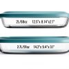 Verel Glass Baking Dish Set Oven Safe 4 Quart Capacity-1