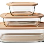Borosilicate Glass Bakeware Set Amazon Basics 6pc-0