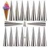 Saiveina Stainless Steel Cream Horn Molds Baking Pastry-0
