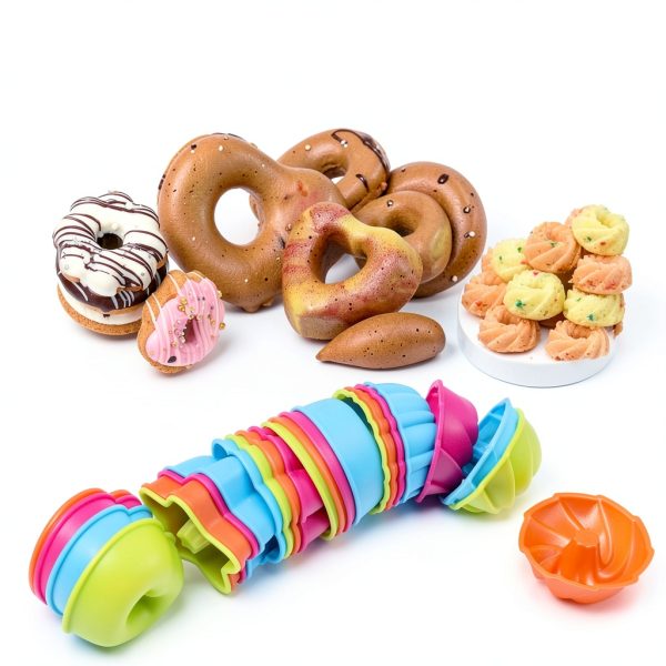 To Encounter Donut Pan Silicone Non-Stick Baking Cups-8