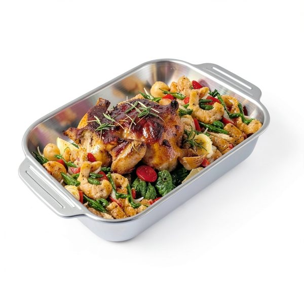 Cook Time Stainless Steel Baking Pan Set with Cooling Rack-6
