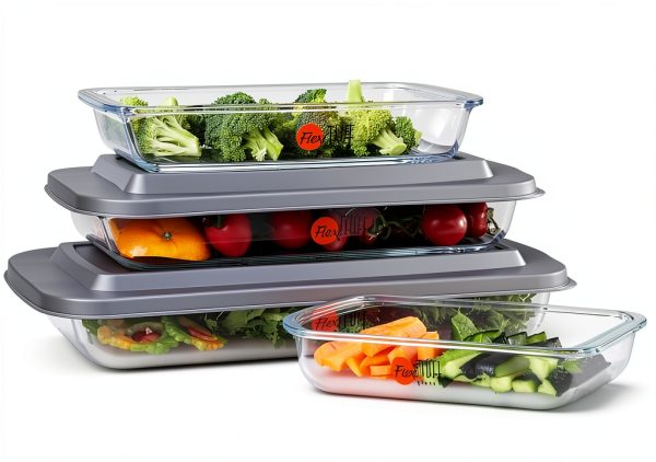 Borosilicate Glass Bakeware Set TV Concepts 8pc-2