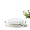 Borosilicate Glass Bakeware Set Amazon Basics 6pc-5
