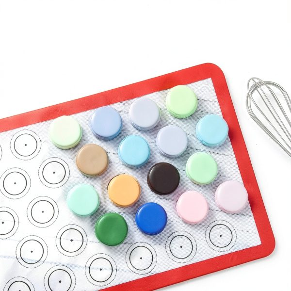 HOTPOP Macaron Baking Kit Silicone Mats Piping Tips-5