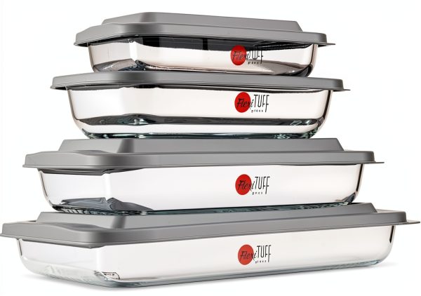 Borosilicate Glass Bakeware Set TV Concepts 8pc-1