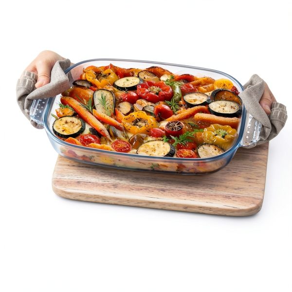Verel Glass Baking Dish Set Oven Safe 4 Quart Capacity-5