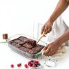 Borosilicate Glass Bakeware Set Amazon Basics 6pc-2
