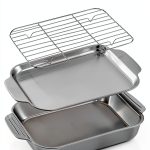 Cook Time Stainless Steel Baking Pan Set with Cooling Rack-0