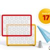 HOTPOP Macaron Baking Kit Silicone Mats Piping Tips-1