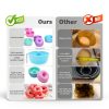 To Encounter Silicone Donut Pan Reusable Baking Molds-4