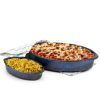 Emeril Lagasse Stoneware Baking Dish Set Blue 3 Quart-2