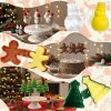 Yiyiring Christmas Cake Pop Mold Food Grade PLA 3D Shapes-3