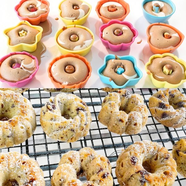 To Encounter Donut Pan Silicone Non-Stick Baking Cups-7