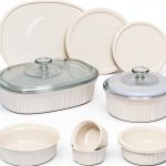 CorningWare Ceramic Bakeware Oven Safe Dishwasher White-0