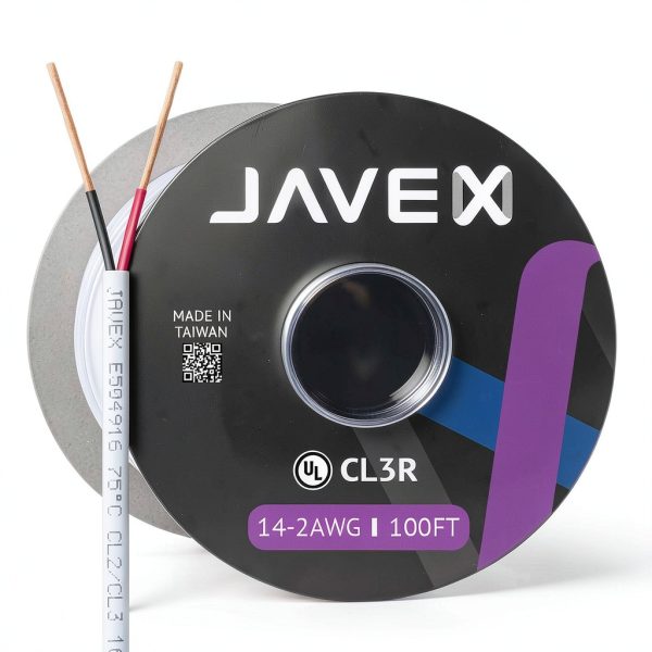 JAVEX 14-Gauge Speaker Wire for Home A/V-0