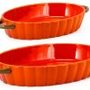 Pumpkin Stoneware Baker Oven Safe 10 Strawberry Street-0