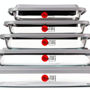 Borosilicate Glass Bakeware Set TV Concepts 8pc-0