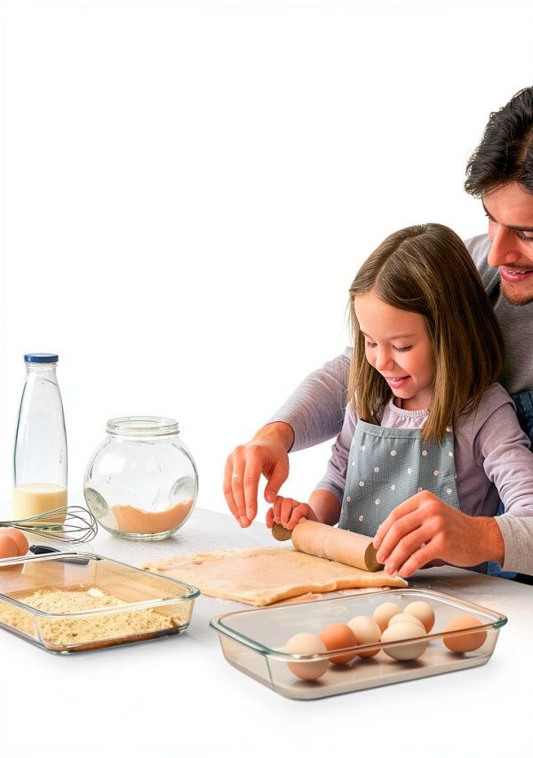 NUTRIUPS Glass Baking Dish 2 Quart Borosilicate Oven Safe-3