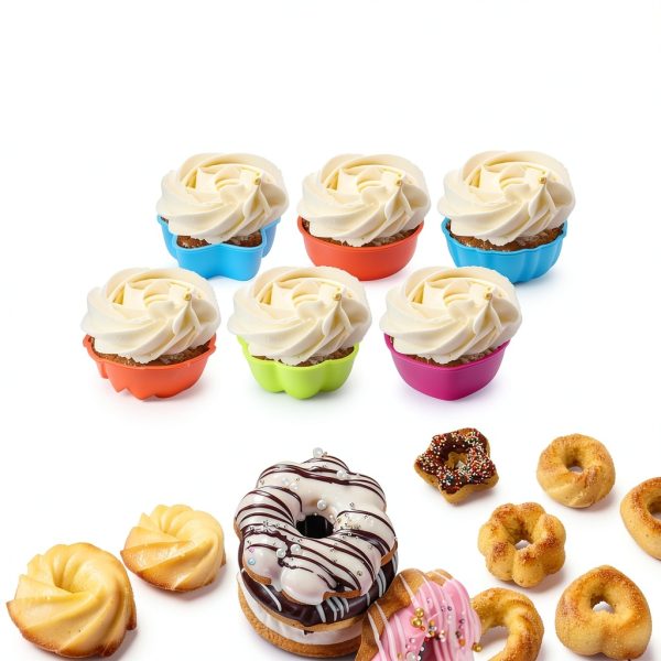 To Encounter Donut Pan Silicone Non-Stick Baking Cups-2