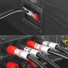 Nakamichi Banana Plug Cable 24k Gold OFC 6ft Black-8