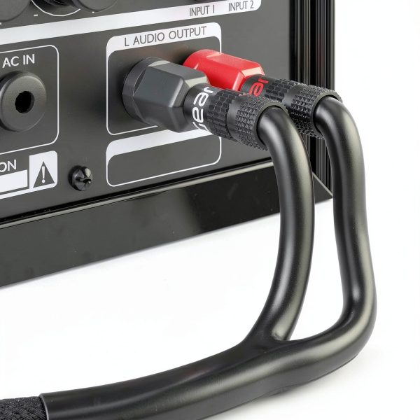 GearIT 12AWG Speaker Wire Banana Plug Cable Black-4