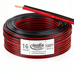 16 Gauge Speaker Wire Audio Express Red Black-0