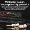 Nakamichi Banana Plug Cable 24k Gold OFC 6ft Black-1