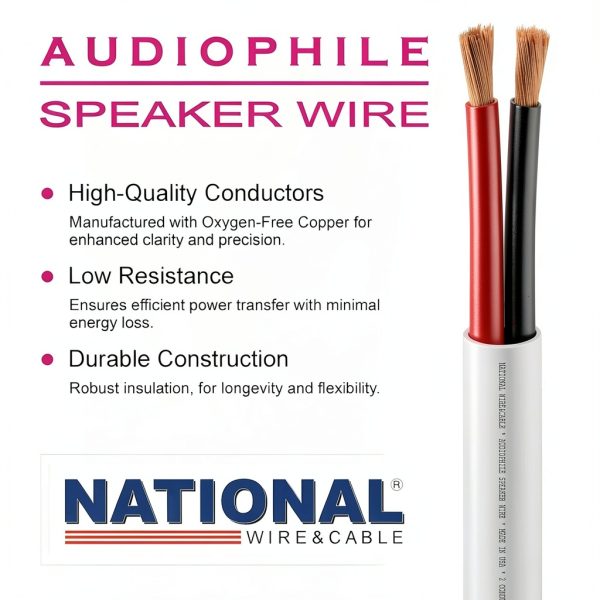14 Gauge Speaker Wire NATIONAL Copper 2-Conductor-1