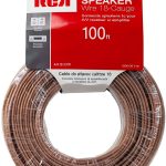 Speaker Wire RCA 18 Gauge 100ft Tangle Free-0