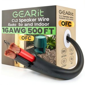 GEARit 16ga Speaker Wire Black OFC 500ft-0