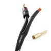 GearIT 12AWG Speaker Wire Banana Plug Cable Black-1