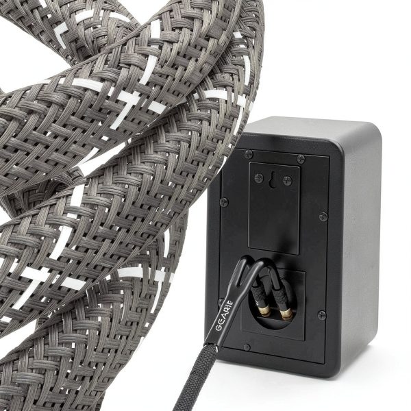 GearIT 12AWG Speaker Wire Banana Plug Cable Black-6