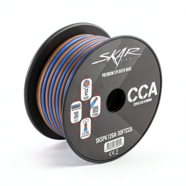 Skar Audio 12 AWG Speaker Wire Copper Clad-1