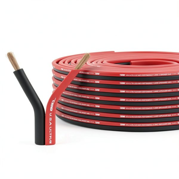 DS18 Speaker Wire 12 Gauge Black Copper‑Clad Aluminum 10‑Strand Cable-2