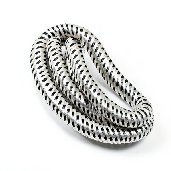 Elecan 20FT Banana Tip Speaker Cable 14AWG Braided Nylon Gold Plated-3