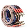 Speaker Wire Banana Plug 14AWG GEARit 2-Pack Black 6.6 ft-7