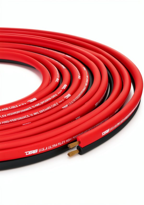 DS18 Speaker Wire 12 Gauge Black Copper‑Clad Aluminum 10‑Strand Cable-5