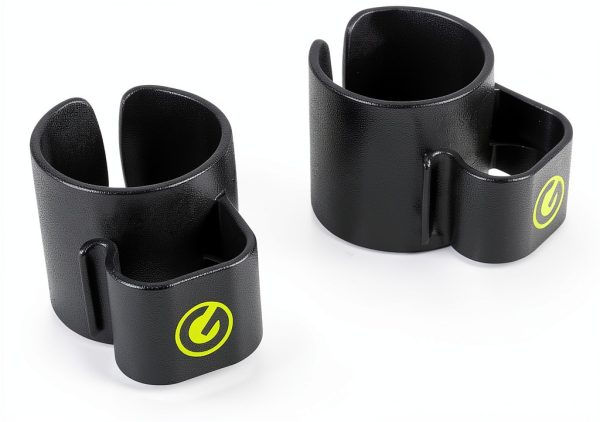 Gravity 35mm Pole Cable Clips ABS Tangle-Free XLR 2 Pack Black-0