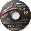 14 AWG MaxBrite Speaker Wire 2-Conductor Red 50ft Spool-3