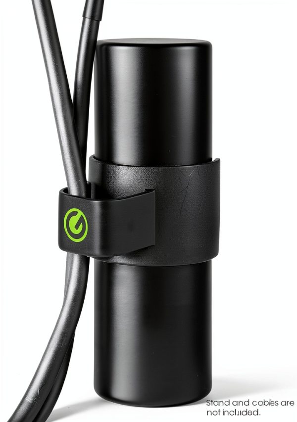Gravity 35mm Pole Cable Clips ABS Tangle-Free XLR 2 Pack Black-1