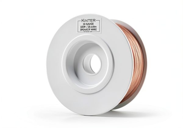 Speaker Wire Kinter KWIRE16 100ft Red 16 Gauge Bare Wire-1