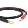 Speaker Wire Banana Plug 14AWG GEARit 2-Pack Black 6.6 ft-5