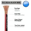 16AWG 50FT Speaker Wire Red Black CCA Cable by ADILSWIL-3